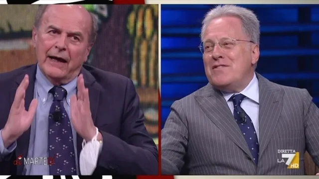 Bersani a Marcello Sorgi: "Non mi può sbattere assieme a Salvini e Berlusconi, non ho mai scambiato con Putin letti a baldacchino o coperte"