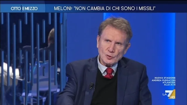 Meloni: "Non cambia di chi sono i missili"  -  Otto e Mezzo - Puntata del 16/11/2022