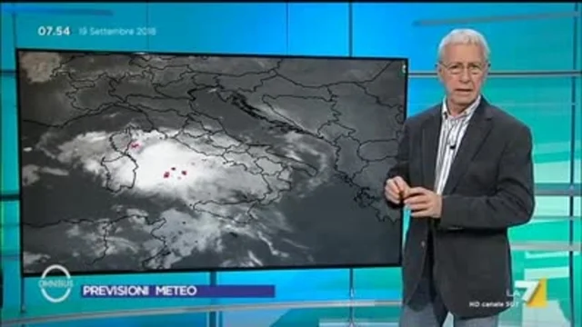 Il meteo del 19 settembre