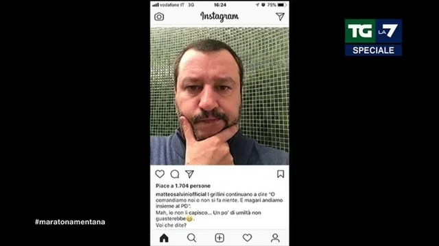 Enrico Mentana commenta il post di Salvini su Instagram in versione #epicbrozo