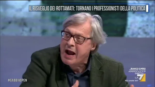 Sgarbi, stadio Roma: '5Stelle capre ignoranti piene di merda distruggono il bello'