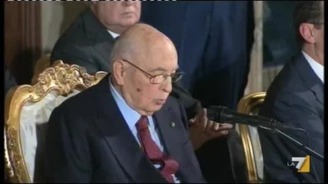 L'INTERVENTO DI NAPOLITANO