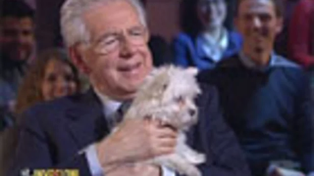 MARIO MONTI ADOTTA UN CANE