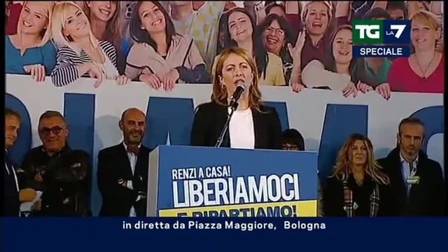 Giorgia Meloni (FdI): ' Basta al duo comico Renzi-Alfano'