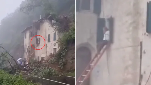 Rischio frane, le abitazione vengono evacuate in ogni modo