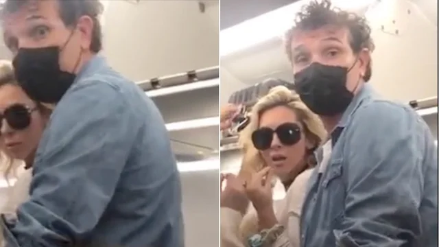 Selvaggia Lucarelli litiga con due passeggeri sull'aereo: "Mettiti subito la mascherina!", "Subito lo dici a tua madre!"