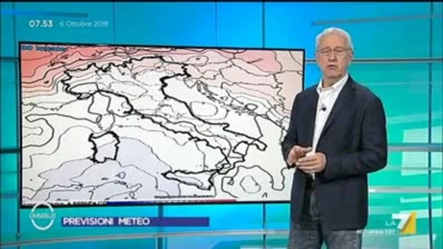 Il meteo del 6 ottobre