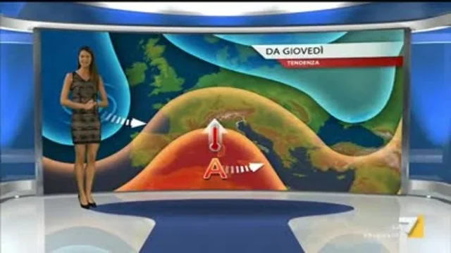Il meteo della sera