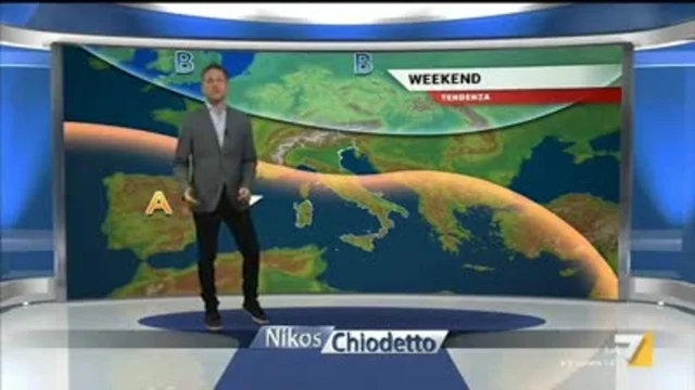 Il meteo della sera del 21 novembre