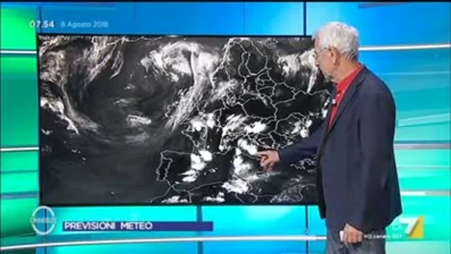 Il meteo di oggi - 08/08/2018