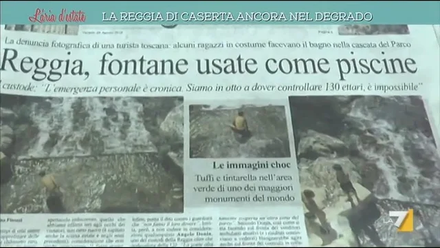La Reggia di Caserta ancora nel degrado