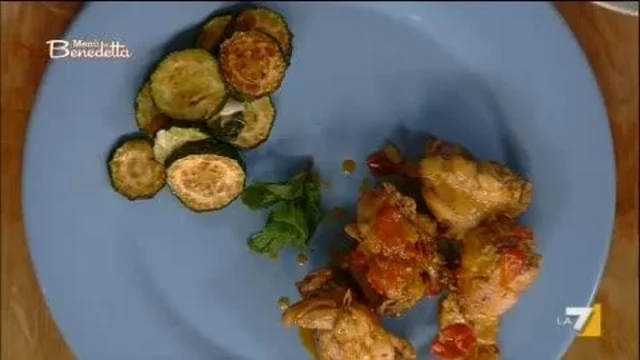 Coniglio con Zucchine e Pomodorini