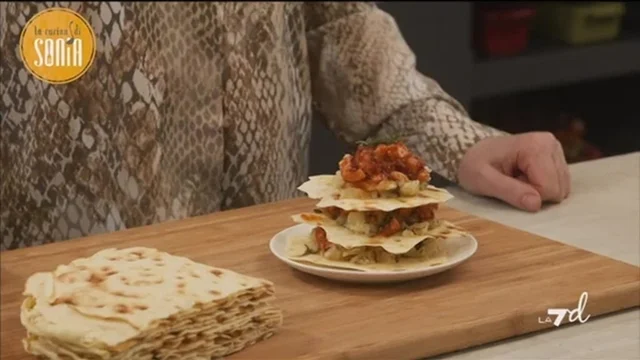 Millefoglie di pane carasau