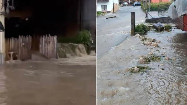 Maltempo Veneto, Asiago allagata dall'esondazione del torrente Gelpach: il video