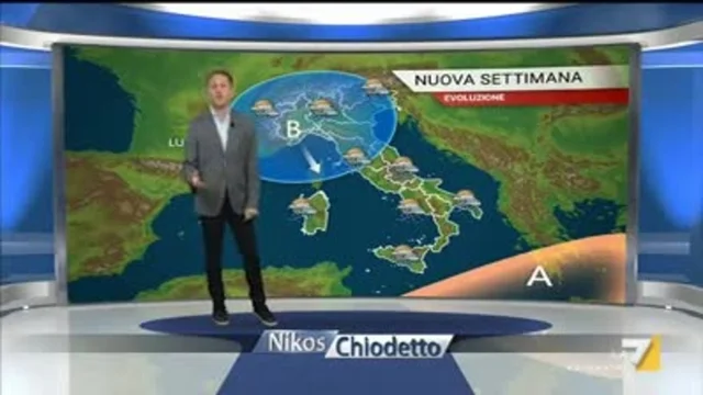 Il meteo della sera del 30 settembre