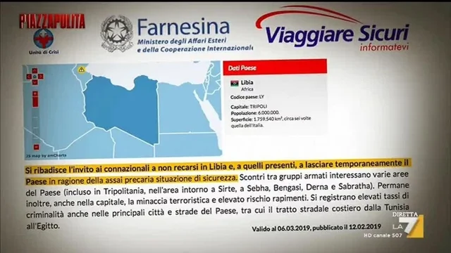 Formigli: ‘Finanziamo i libici per riprendersi i migranti, ma agli italiani la Farnesina dice di scappare dalla Libia’