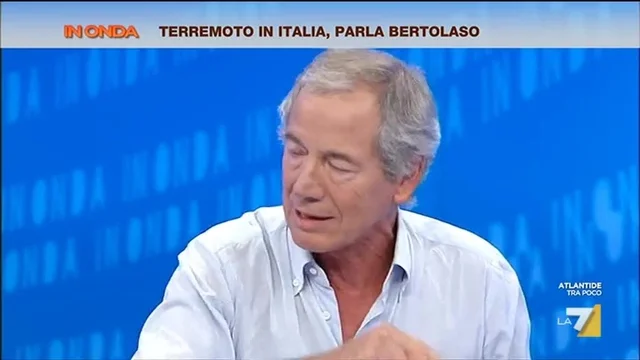 Bertolaso: a l'Aquila abbiamo consegnato case che poi non sono state manutenute per questo i crolli