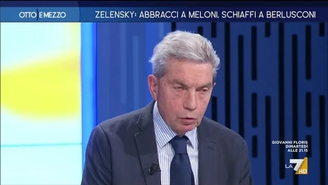 Zelensky: abbracci a Meloni, schiaffi a Berlusconi - Otto e Mezzo - Puntata del 21/2/2023