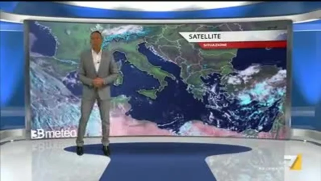 Il meteo della sera