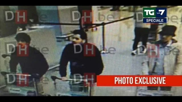 Bruxelles, le prime foto dei presunti attentatori