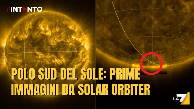 Solar Orbiter fotografa per la prima volta il polo Sud del Sole