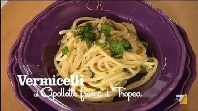 Vermicelli al cipollotto fresco di Tropea