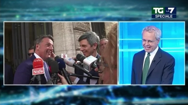Il lapsus di Mentana: "Ecco Di Maio...". E Renzi risponde: "Mi dica Vespa"