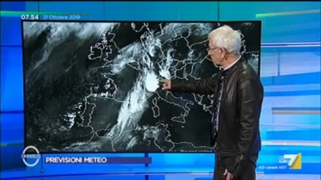 Le previsioni del tempo del 21 ottobre
