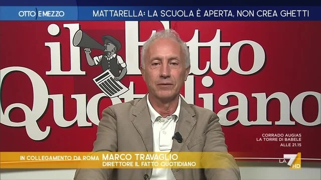 Scuola, Marco Travaglio: "Misure urgenti per lei, insegue Vannacci"