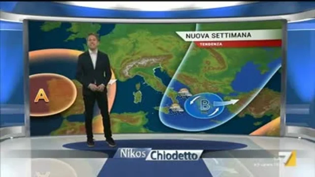 Il meteo della sera del 4 febbraio