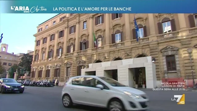 La politica e l'amore per le banche