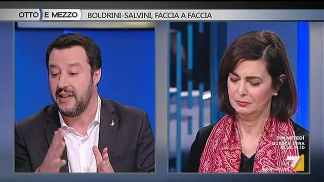 Boldrini-Salvini, faccia a faccia
