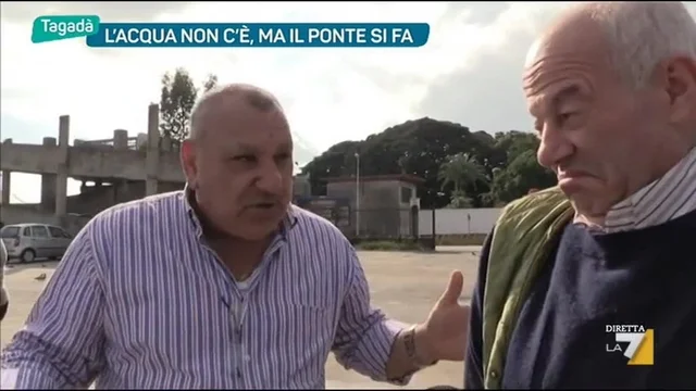 L'acqua non c'e' ma il Ponte si fa