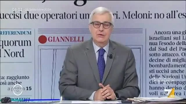 Omnibus Dibattito- Puntata del 25/9/2024