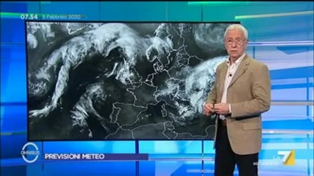 Le previsioni meteo del 5/02/2020