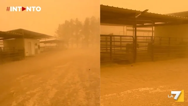 Tempesta di polvere in New Mexico, video shock