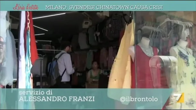 Milano, svendesi chinatown causa crisi