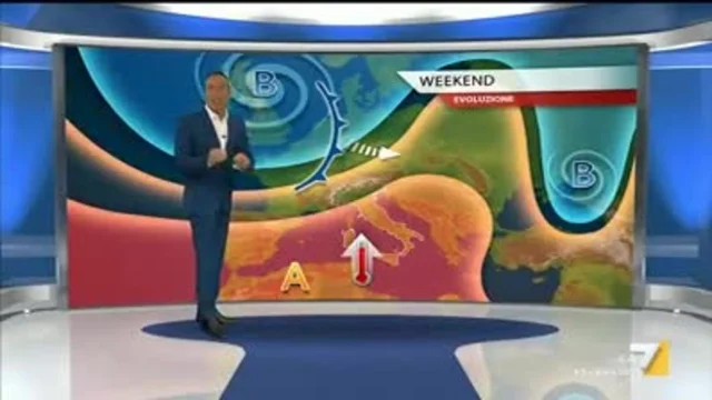 Il meteo della sera