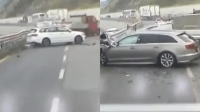 Incredibile tamponamento sulla Salerno-Reggio Calabria: le immagini della carambola
