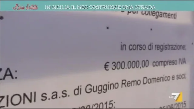 In Sicilia il M5S costruisce una strada