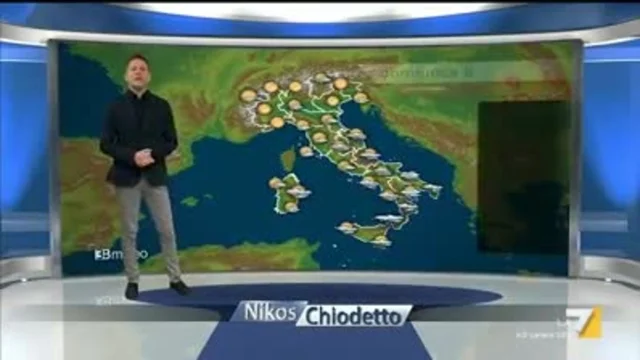 Il meteo della sera