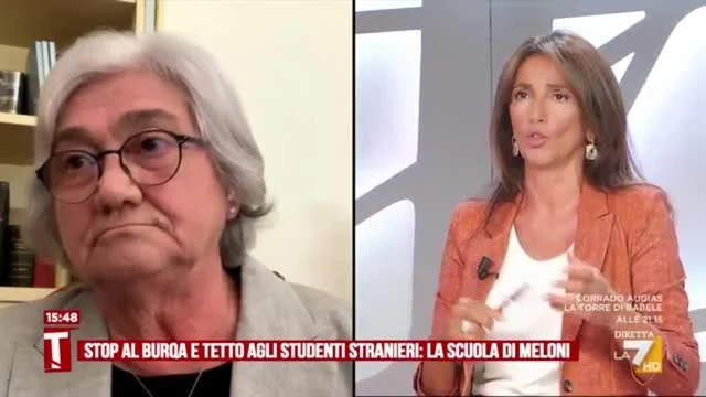 Bindi su Meloni: "Quando canterà bella ciao, noi canteremo bollo ciao"
