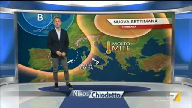 Il meteo della sera del 14 ottobre