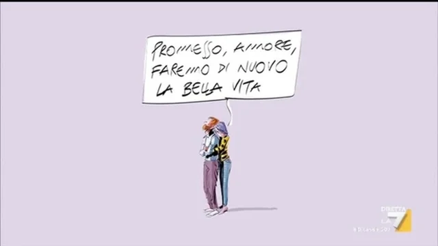 Il cartoon del genio Makkox: "La bella vita"