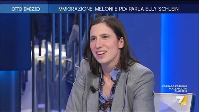 Immigrazione, Meloni e Pd: parla Elly Schlein - Otto e Mezzo - Puntata del 09/03/2023