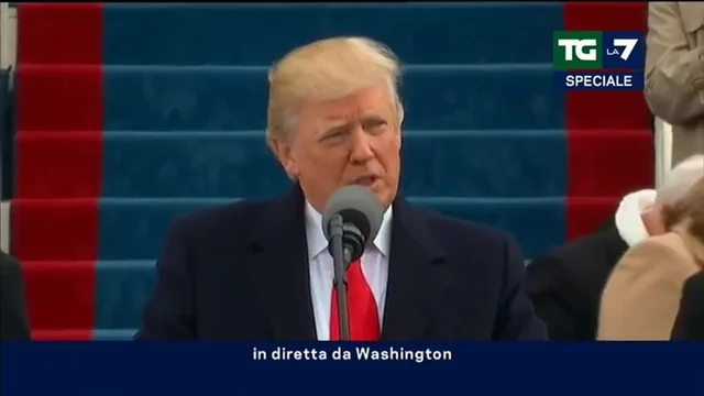 Il primo discorso di Donald Trump, da Presidente degli USA