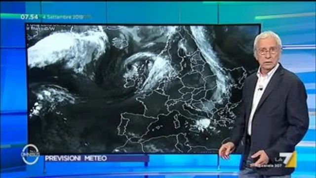 Le previsioni del tempo del 4 settembre