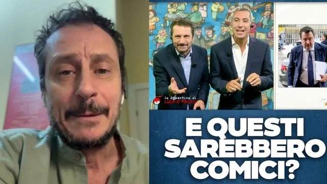 Luca Bizzarri contro Salvini: "Della tua gogna social me ne sbatto i c..., mi fai ridere"