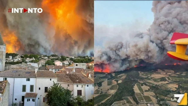 Incendio devasta il sud della Francia: bruciati 11.000 ettari di bosco