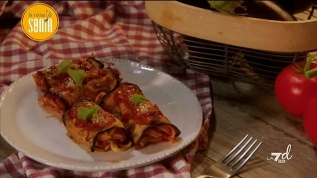 Involtini di melanzane con spaghetti senza glutine alla siciliana